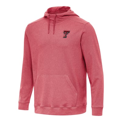 Texas Tech Red Raiders Antigua Cloud Pullover Hoodie - Heather Red
