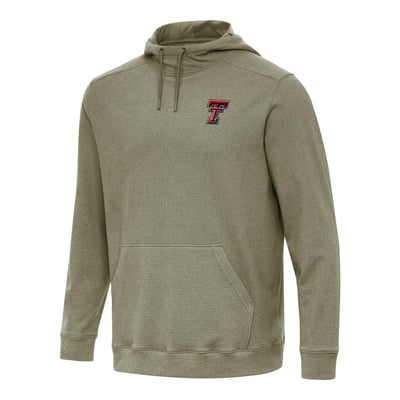 Texas Tech Red Raiders Antigua Cloud Pullover Hoodie - Olive