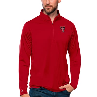 Texas Tech Red Raiders Antigua Tribute Quarter-Zip Top - Red