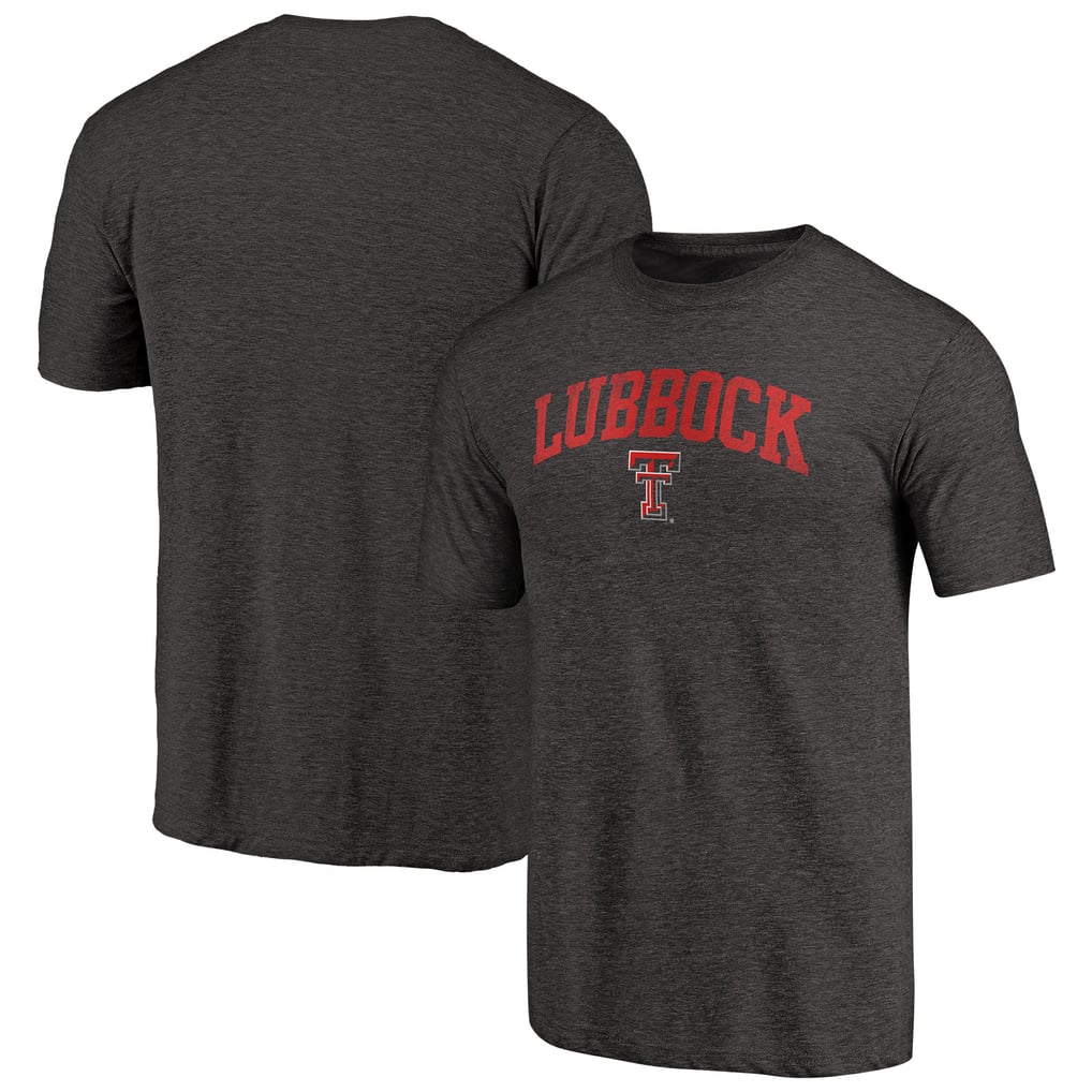 Texas Tech Red Raiders Arched City Tri-Blend T-Shirt - Black