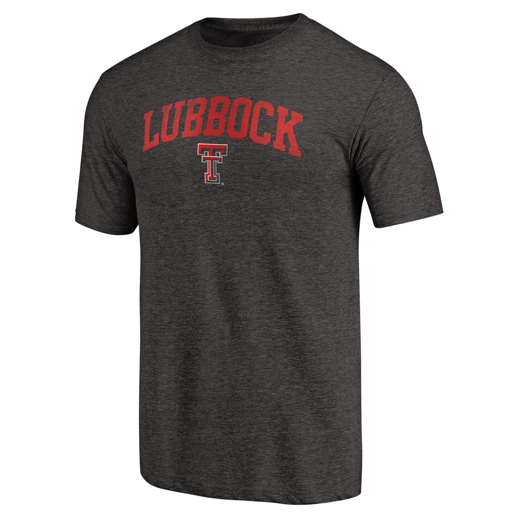 Texas Tech Red Raiders Arched City Tri-Blend T-Shirt - Black