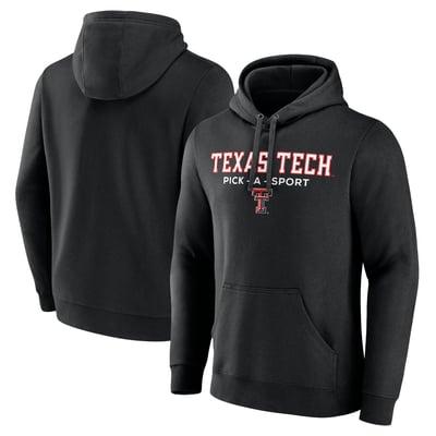Texas Tech Red Raiders Authentic Pick-A-Sport Pullover Hoodie - Black