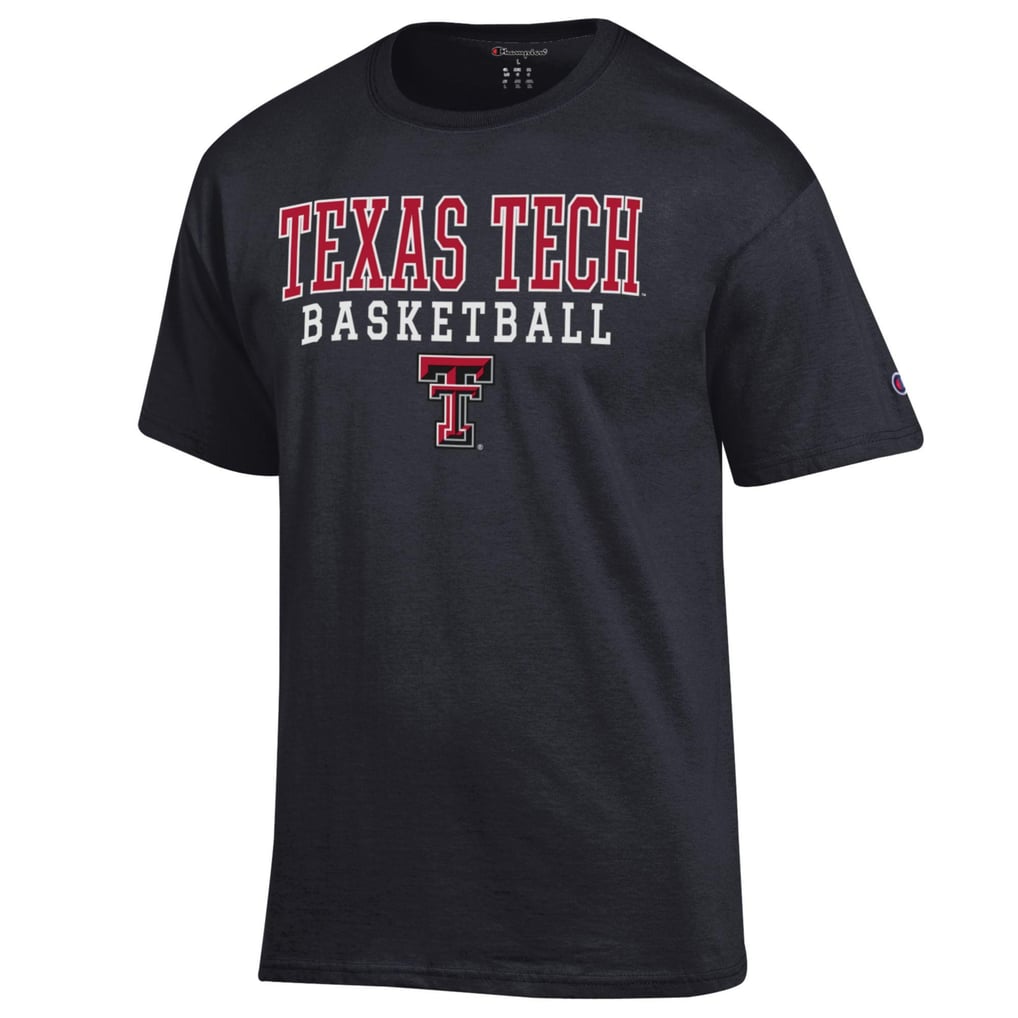 Texas Tech Red Raiders Champion Basketball Stack T-Shirt - Black