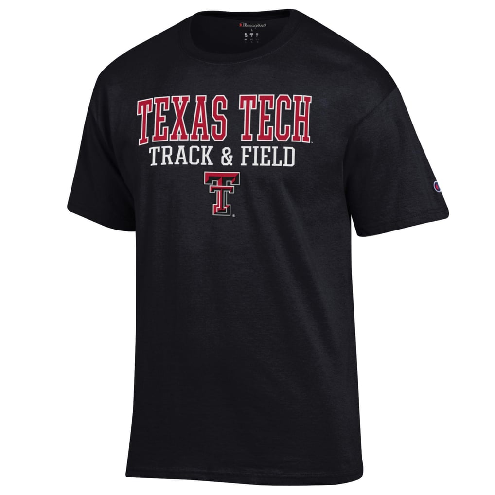  Texas Tech Red Raiders Champion Track & Field Stack T-Shirt - Black