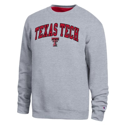  Texas Tech Red Raiders Champion Arch Sweatshirt - Heather Gray