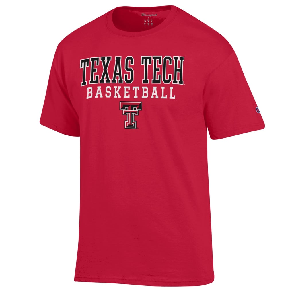 Texas Tech Red Raiders Champion Basketball Stack T-Shirt - Red