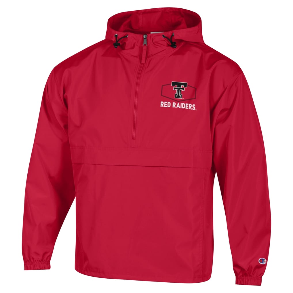 Texas Tech Red Raiders Champion Delay Packable Half-Zip Jacket - Red