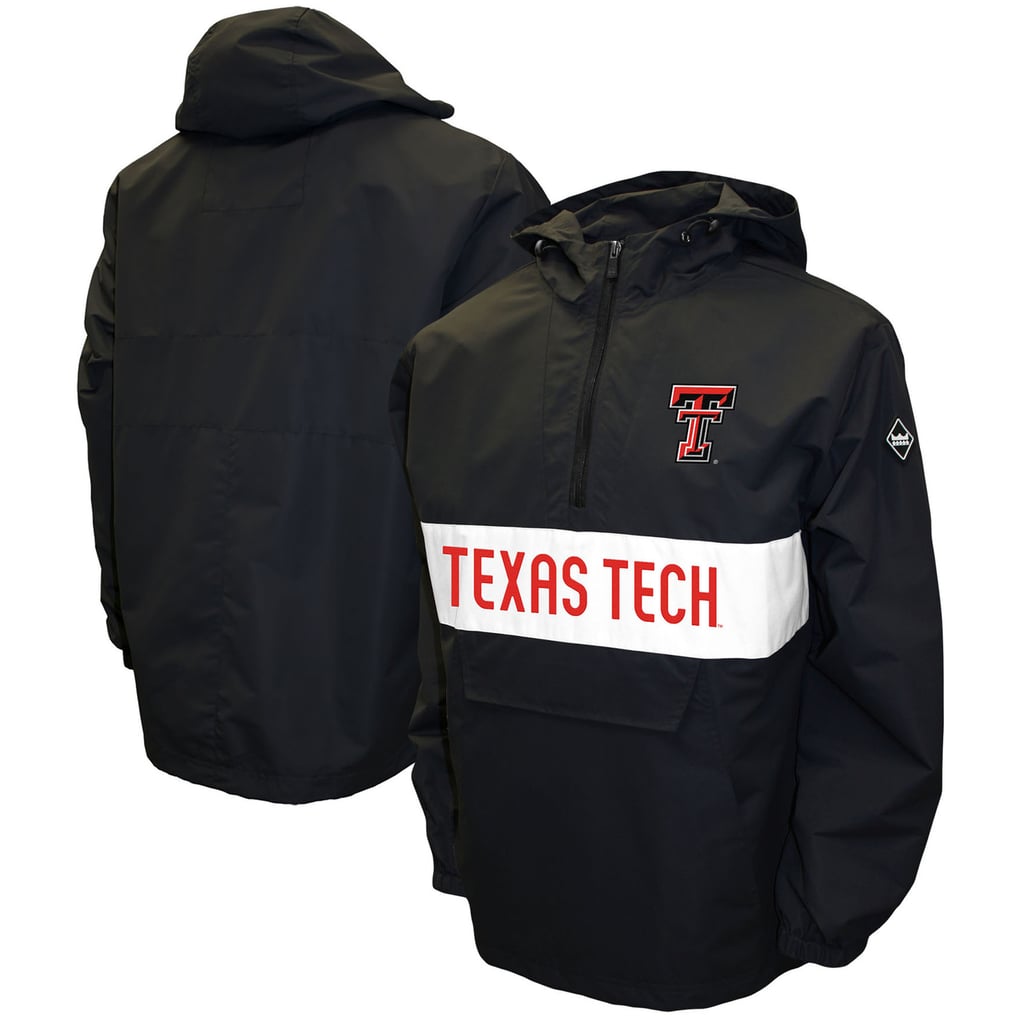 Texas Tech Red Raiders Franchise Club Alpha Anorak Half-Zip Jacket - Black