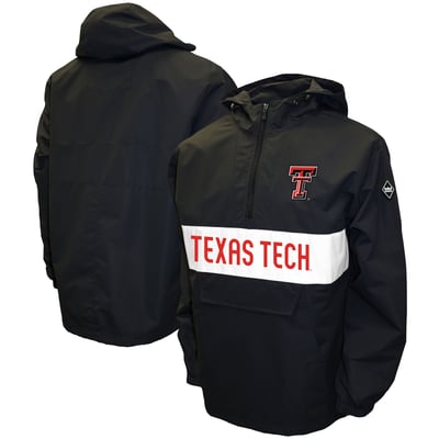 Texas Tech Red Raiders Franchise Club Alpha Anorak Half-Zip Jacket - Black