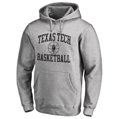 Texas Tech Red Raiders In Bounds Pullover Hoodie - Heathered Gray