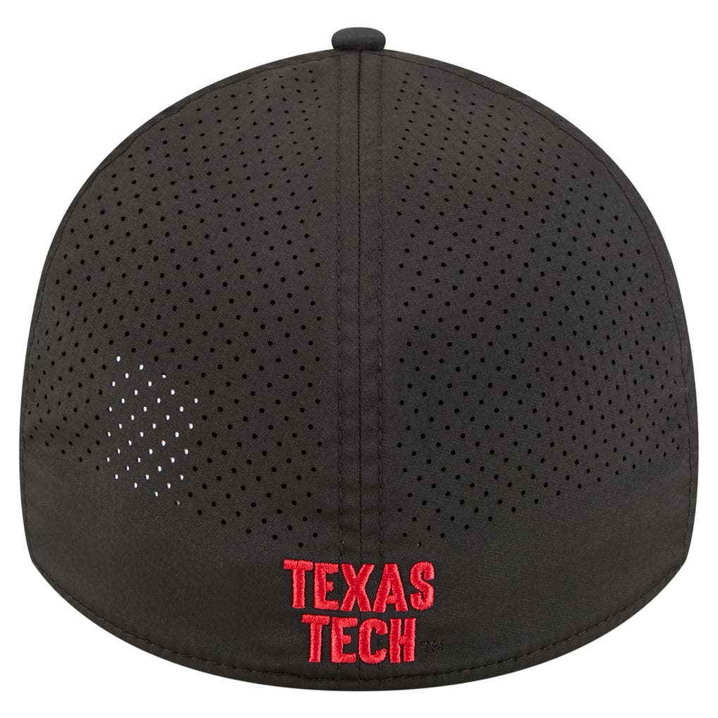  Texas Tech Red Raiders New Era Rope 39THIRTY Flex Hat - Black