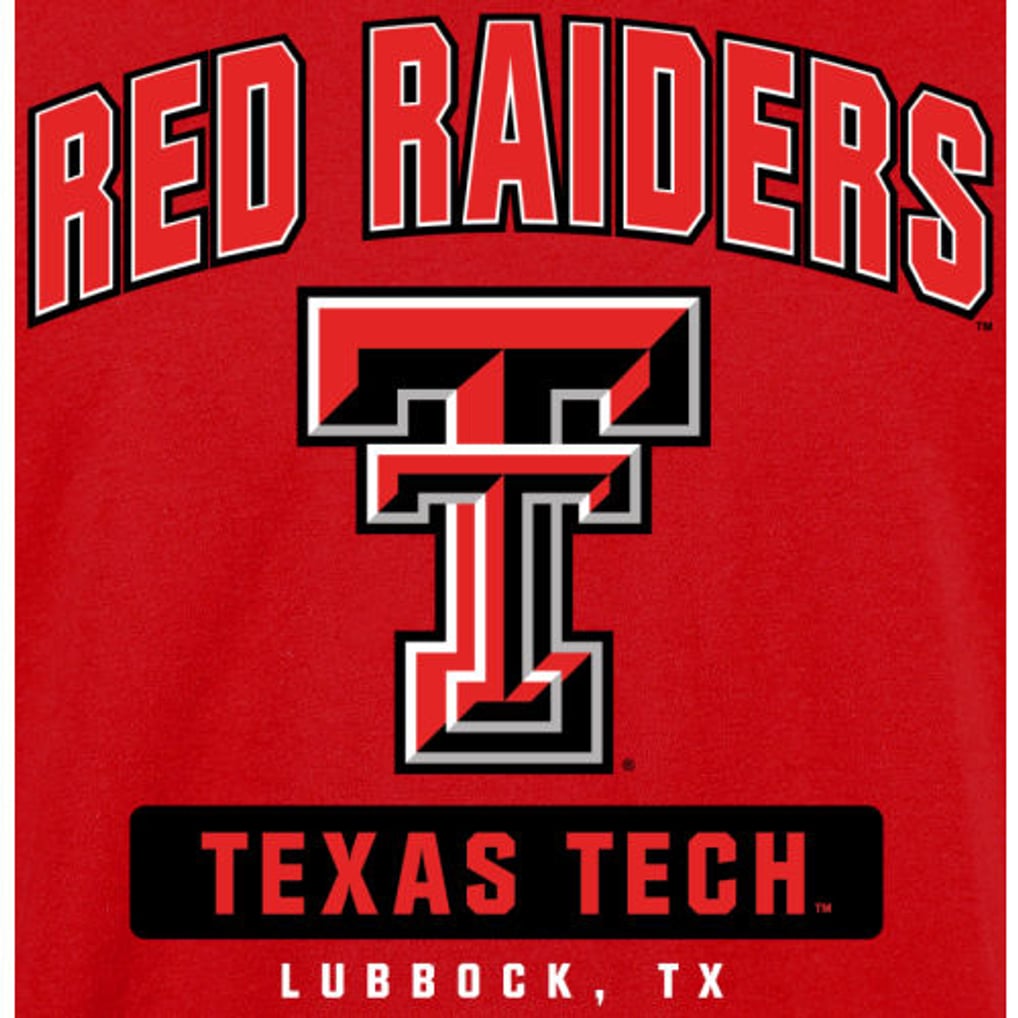 Texas Tech Red Raiders Campus Icon Long Sleeve T-Shirt - Red