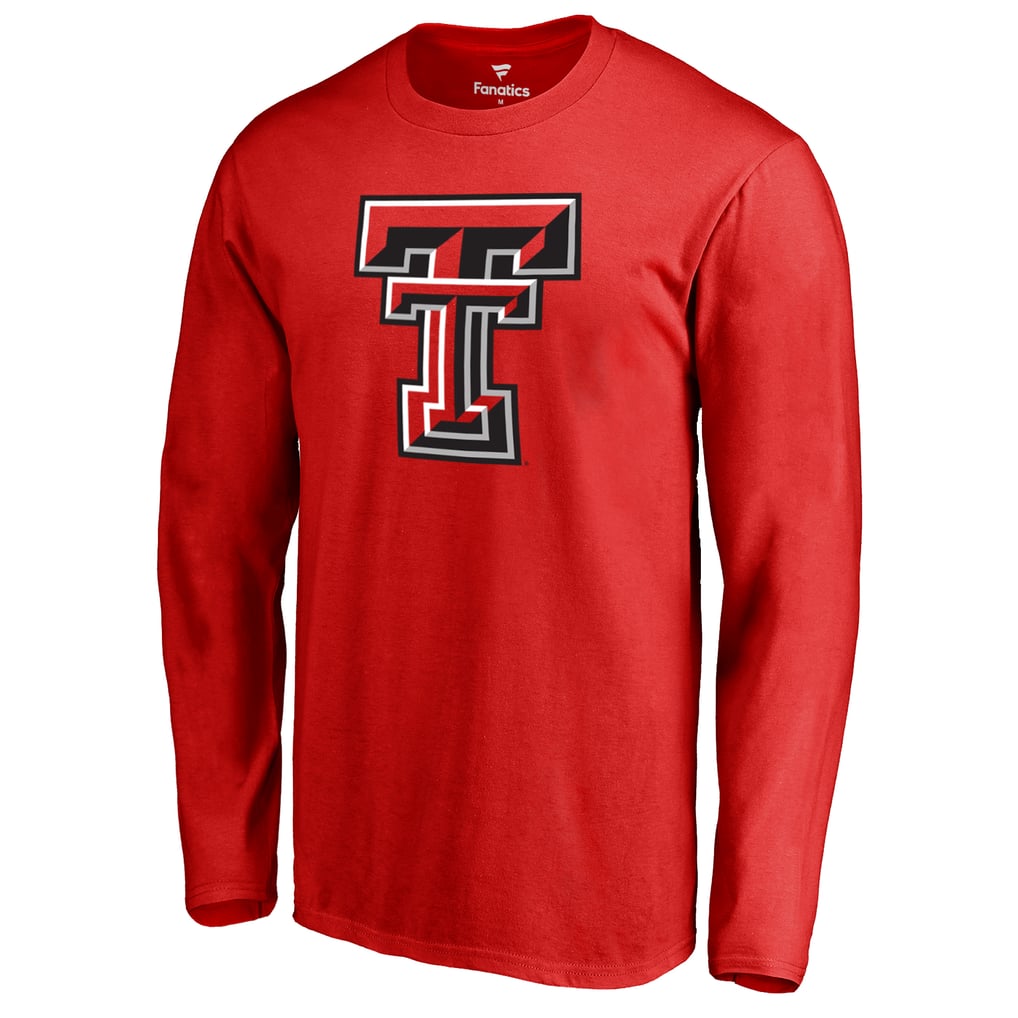 Texas Tech Red Raiders Primary Logo Long Sleeve T-Shirt - Red