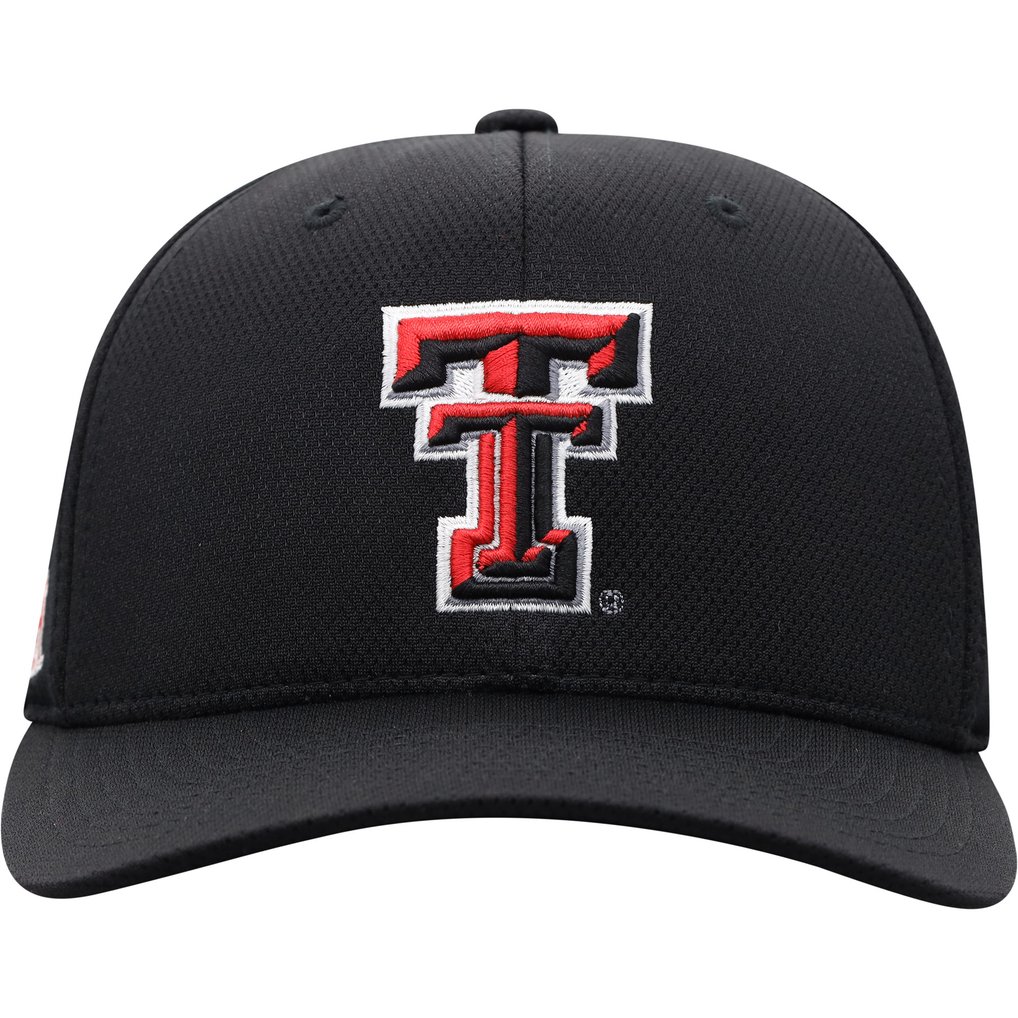 Texas Tech Red Raiders Top of the World Reflex Logo Flex Hat - Black