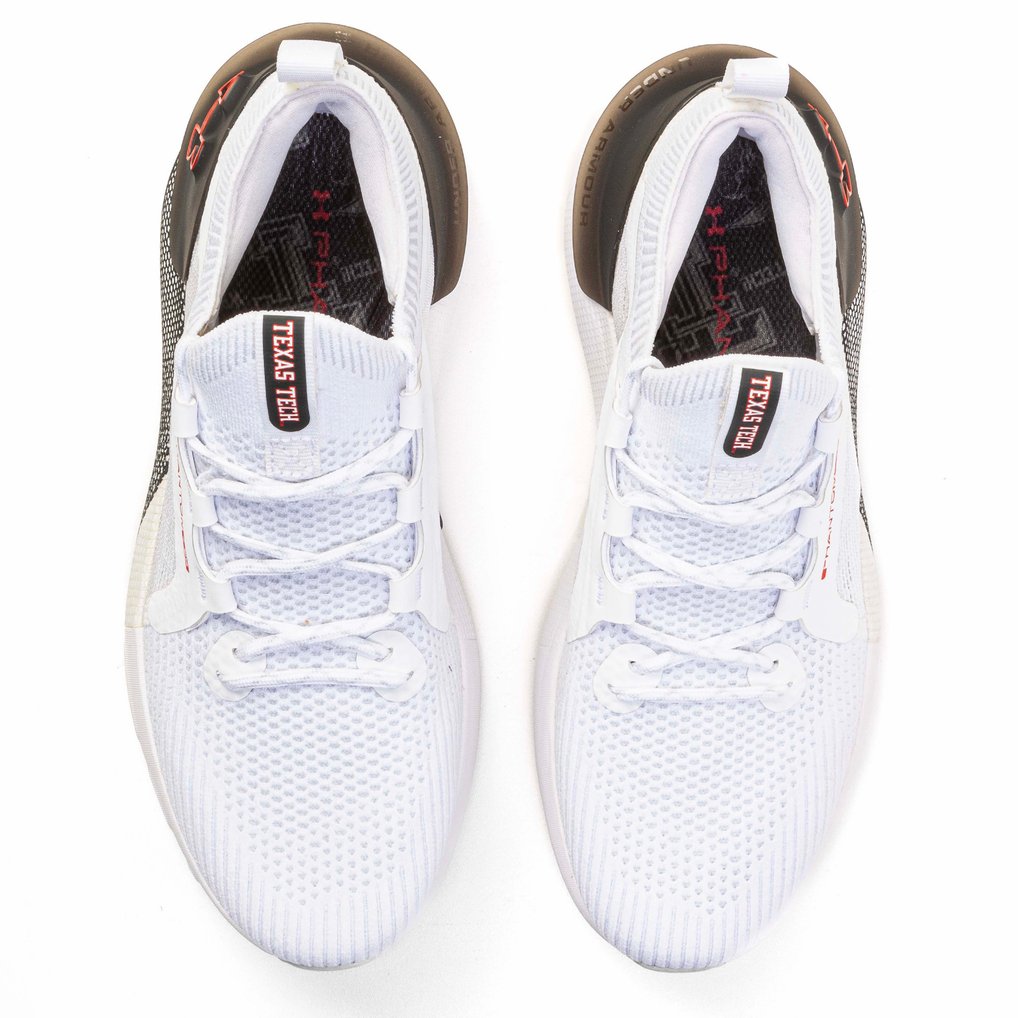  Texas Tech Red Raiders Under Armour HOVR Phantom 3 Running Shoes - White