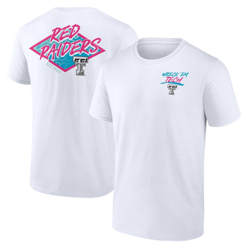 Texas Tech Red Raiders Surf Break T-Shirt - White