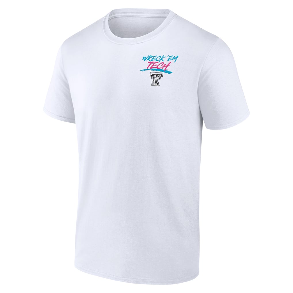 Texas Tech Red Raiders Surf Break T-Shirt - White