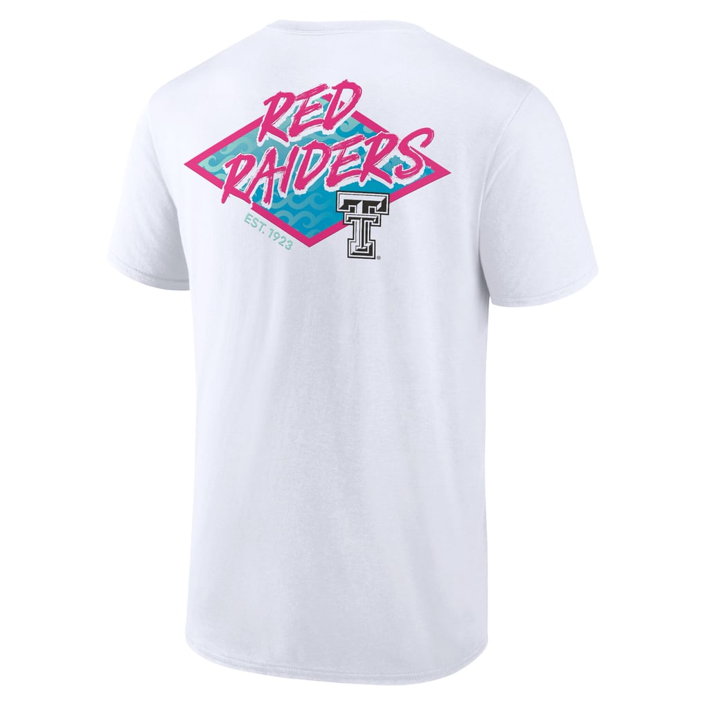 Texas Tech Red Raiders Surf Break T-Shirt - White