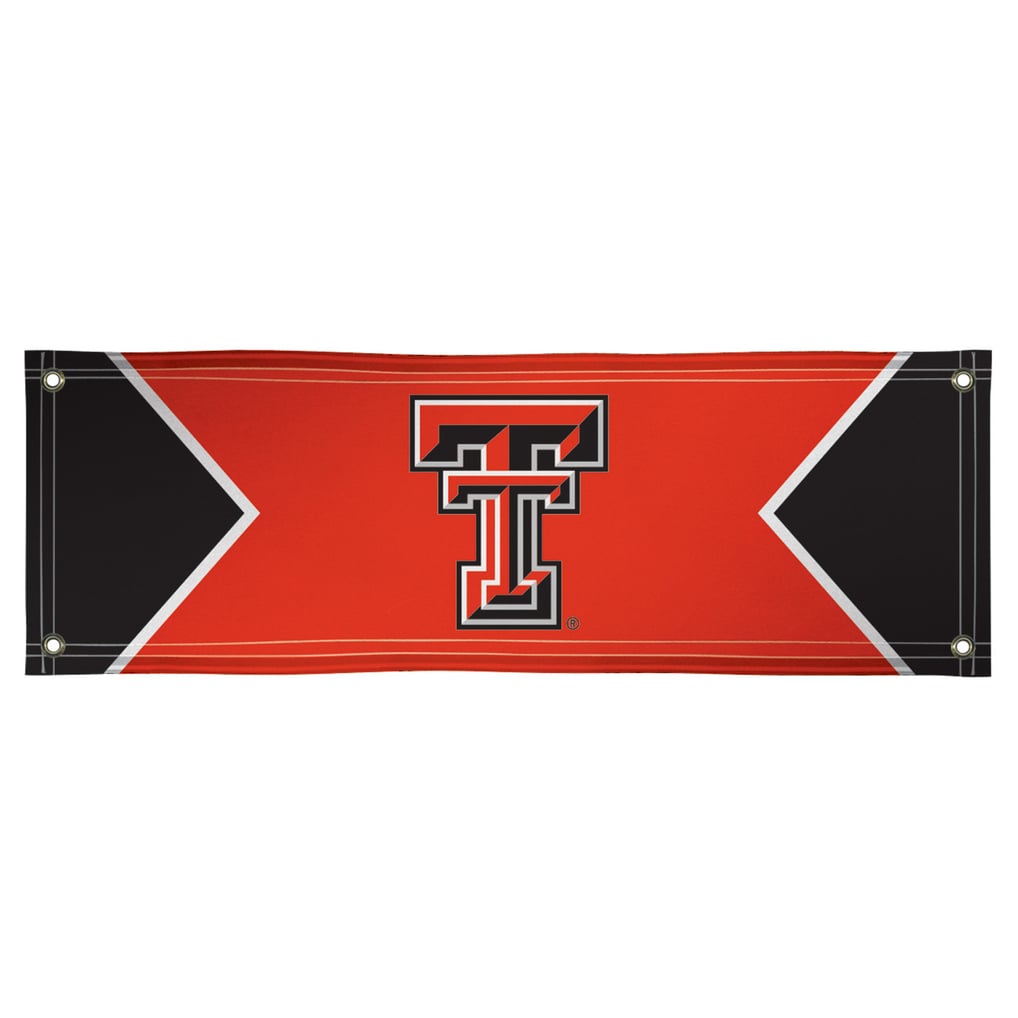 Texas Tech Red Raiders 2' x 6' Vinyl Logo Horizontal Banner - Red