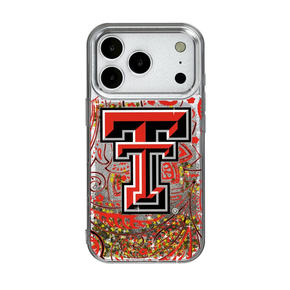 Texas Tech Red Raiders iPhone Glitter Paisley Design Case