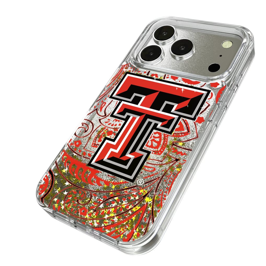 Texas Tech Red Raiders iPhone Glitter Paisley Design Case