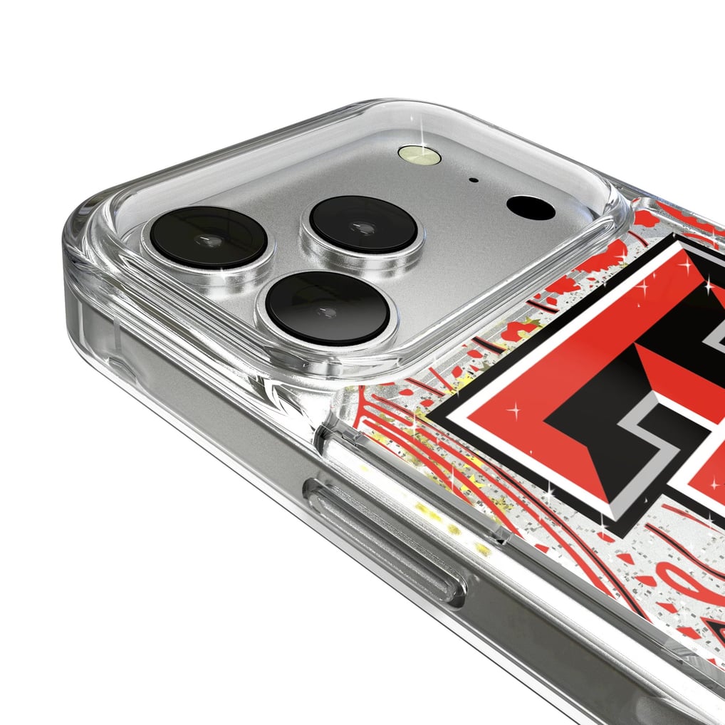 Texas Tech Red Raiders iPhone Glitter Paisley Design Case