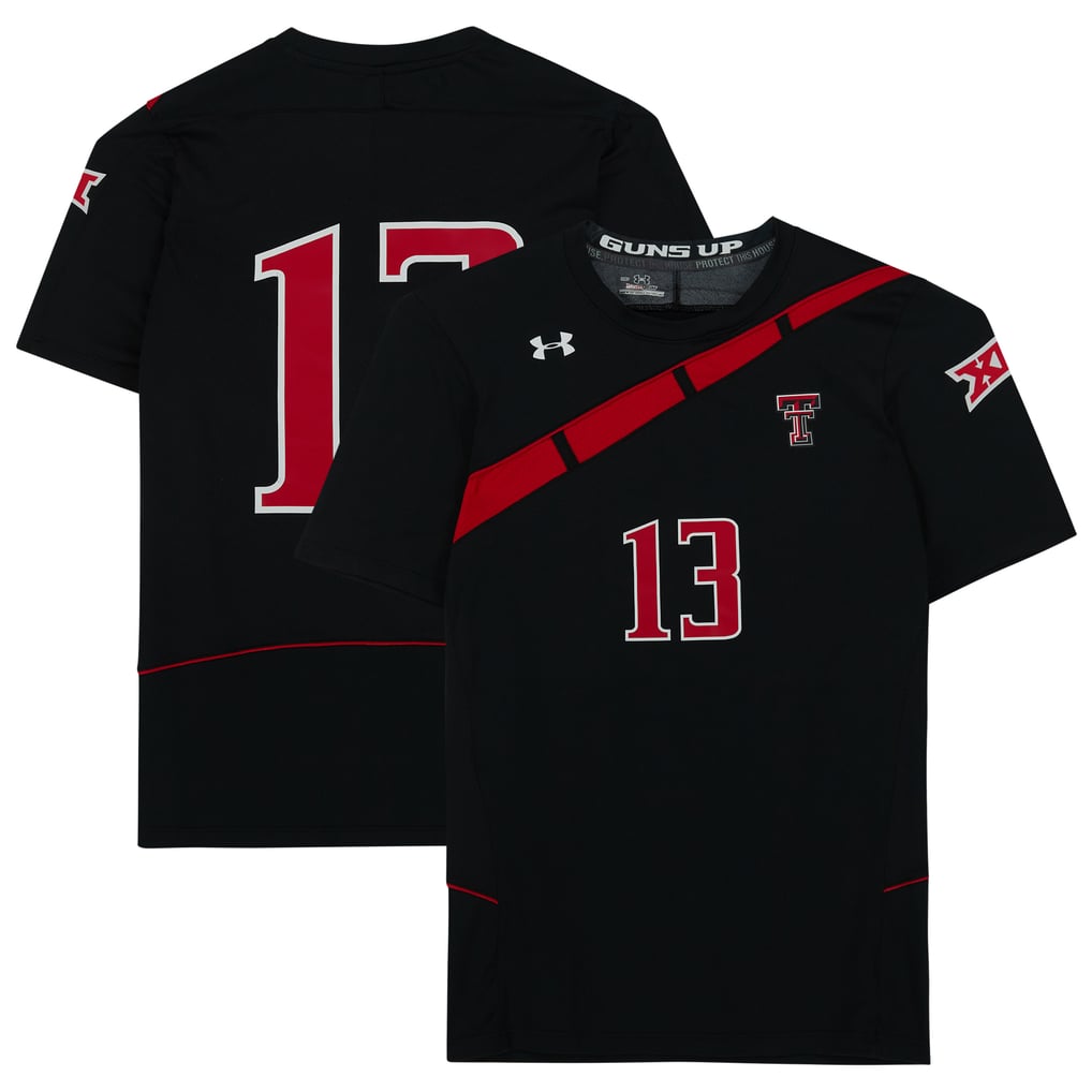 Texas Tech Red Raiders Fanatics Authentic Team-Issued #13 Black Jersey from the Athletics Program
