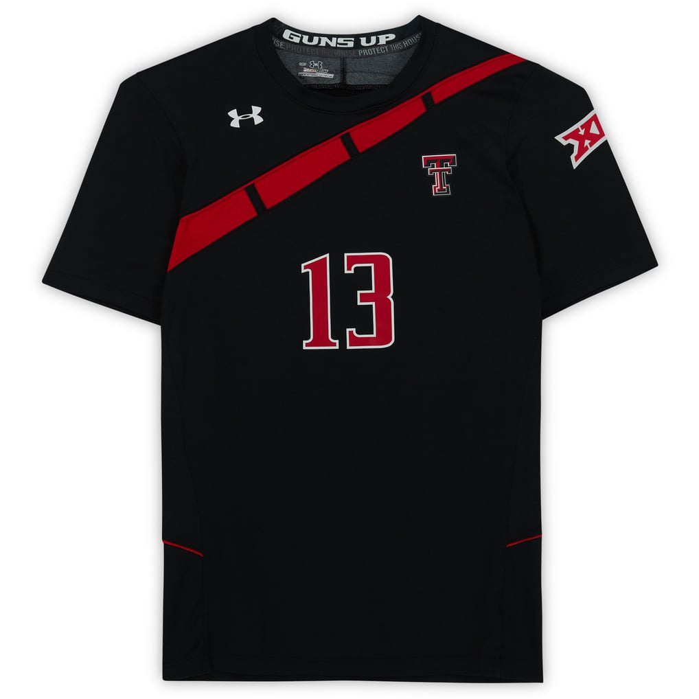 Texas Tech Red Raiders Fanatics Authentic Team-Issued #13 Black Jersey from the Athletics Program