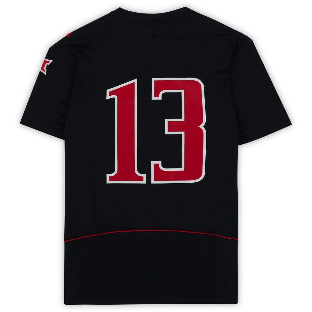 Texas Tech Red Raiders Fanatics Authentic Team-Issued #13 Black Jersey from the Athletics Program