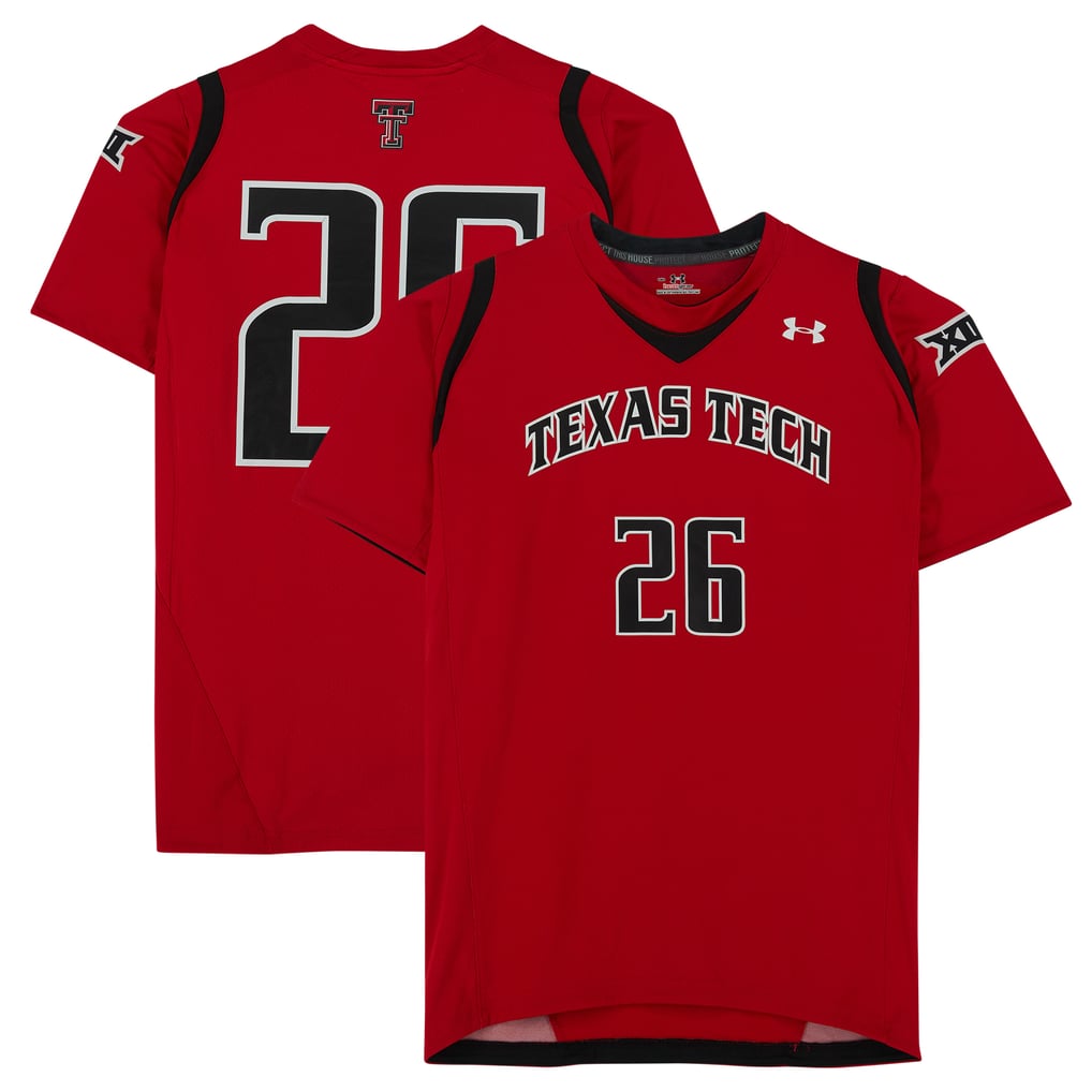 Texas Tech Red Raiders Fanatics Authentic Team-Issued #26 Red Jersey from the Athletics Program
