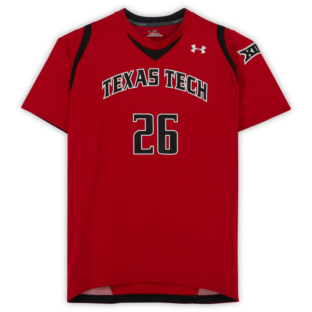 Texas Tech Red Raiders Fanatics Authentic Team-Issued #26 Red Jersey from the Athletics Program