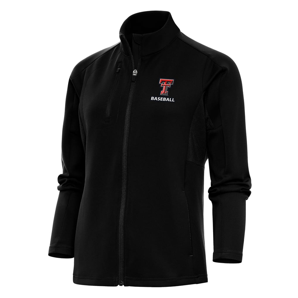  Texas Tech Red Raiders Antigua Women's Baseball Generation Full-Zip Jacket - Black