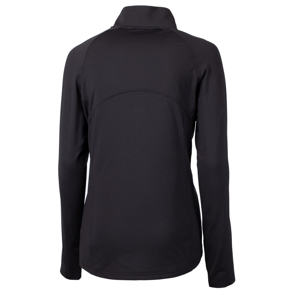  Texas Tech Red Raiders Cutter & Buck Women's Alumni Adapt Eco Knit Stretch Recycled Half-Zip Pullover Top - Black