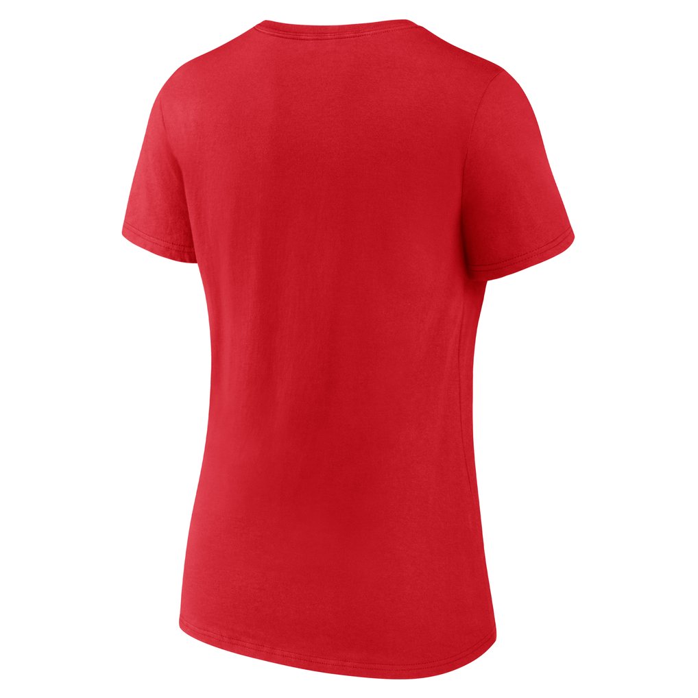 Texas Tech Red Raiders Women's Victory Script V-Neck T-Shirt - Red