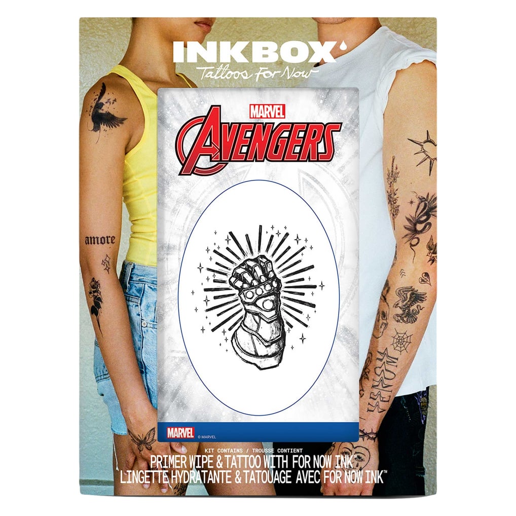 The Avengers Inkbox 4" Infinity Gauntlet Temporary Tattoo