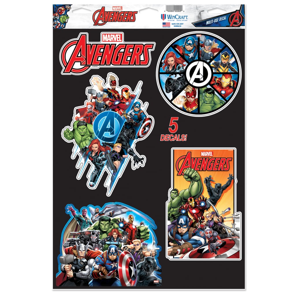 The Avengers WinCraft 11" x 17" Multi-Use Decal Sheet