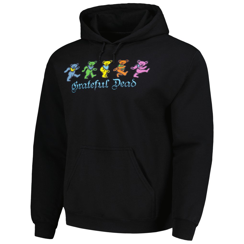 The Grateful Dead Ripple Junction Graphic Pullover Hoodie - Black