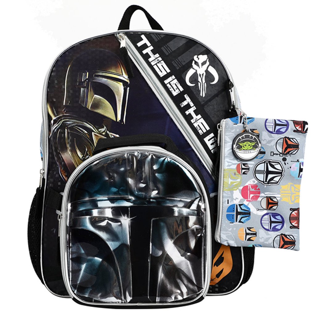 The Mandalorian BIOWORLD 5-Piece Backpack Set