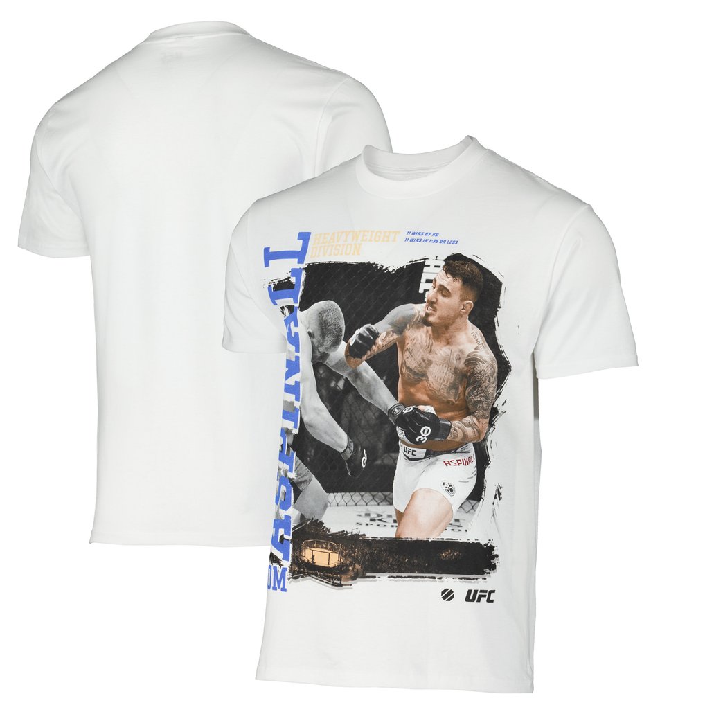 Tom Aspinall UFC  Badger T-Shirt – White