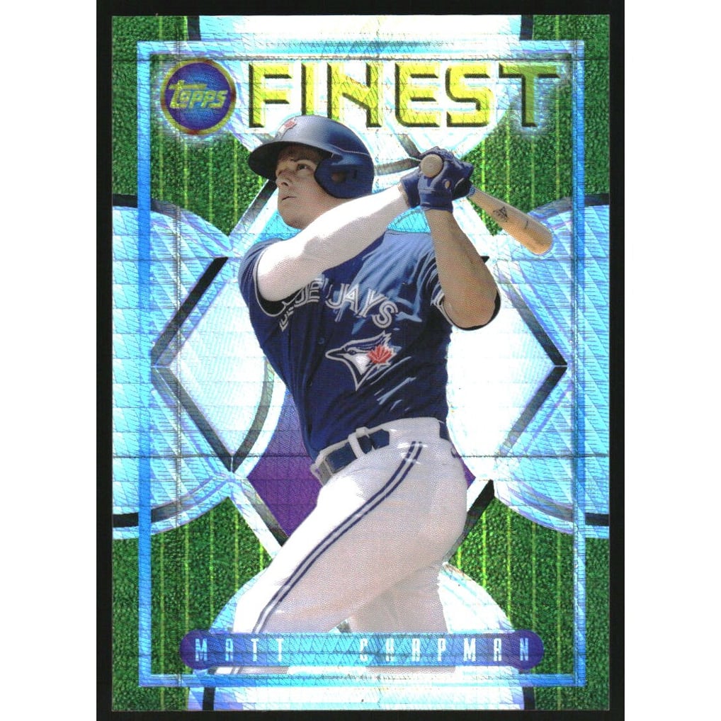 2022 Finest Flashbacks Prism Refractors #45 Matt Chapman