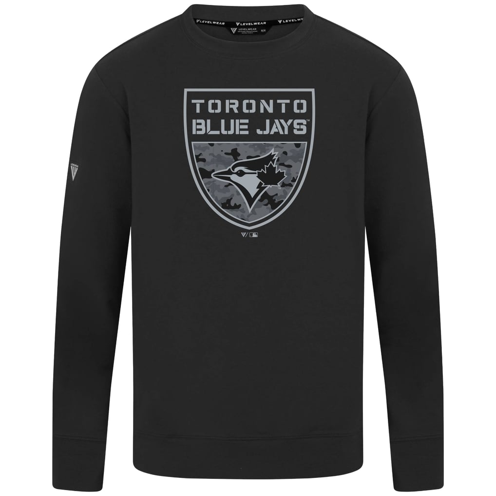  Toronto Blue Jays Levelwear Mandate Buckler Pullover - Black