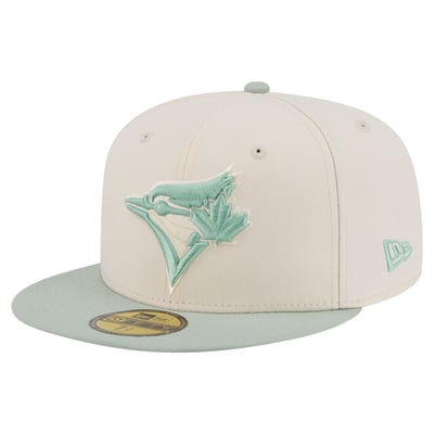 Toronto Blue Jays New Era Color Pack 59FIFTY Fitted Hat - Cream/Green