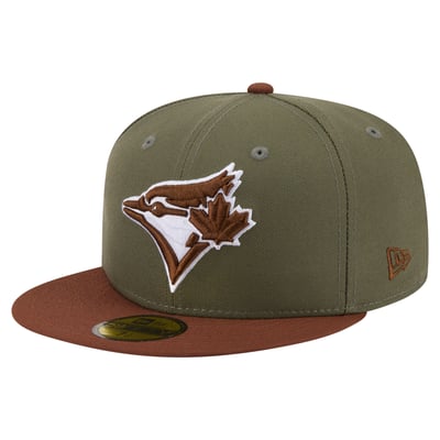 Toronto Blue Jays New Era Color Pack 59FIFTY Fitted Hat - Olive/Brown