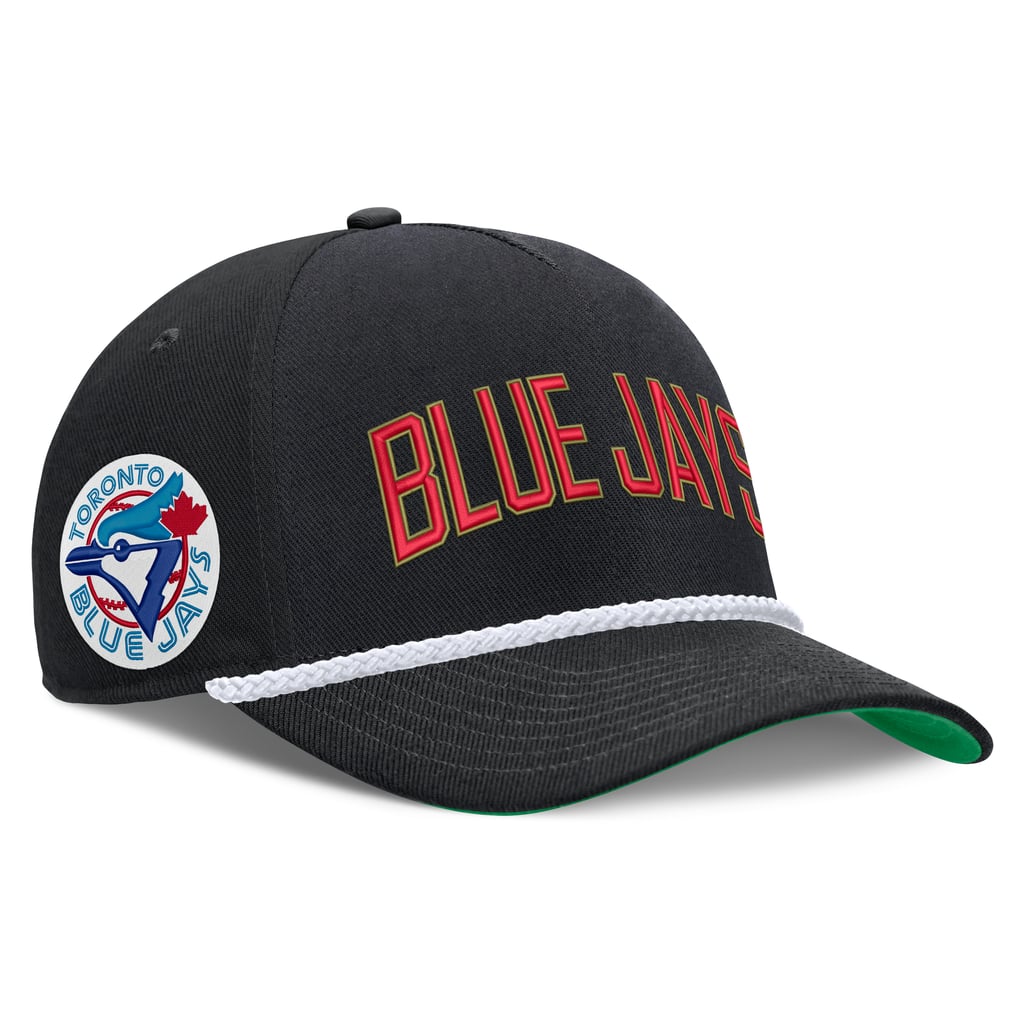 Toronto Blue Jays Nike Cooperstown Collection Rise Adjustable Hat - Black