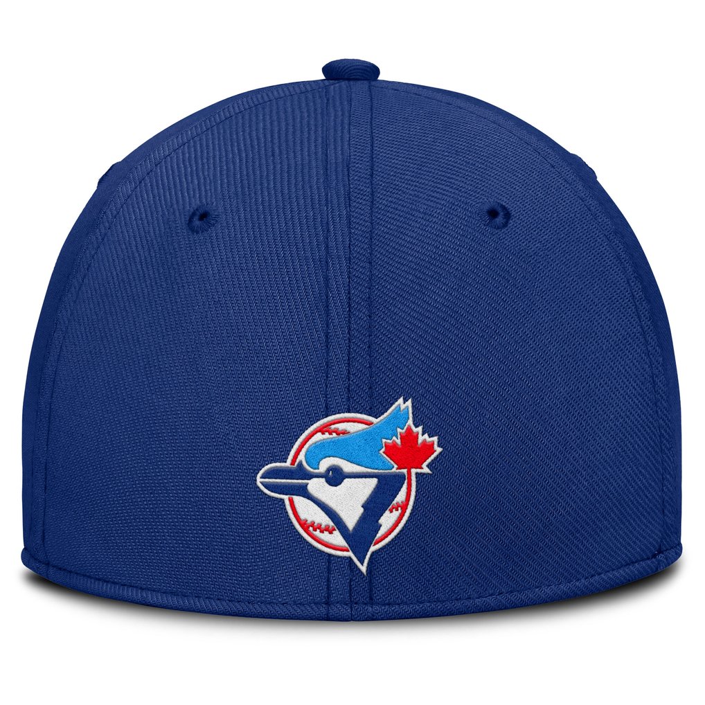 Toronto Blue Jays Nike Rise Swoosh Performance Flex Hat - Gray/Royal