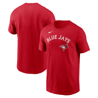  Toronto Blue Jays Nike Wordmark T-Shirt - Red