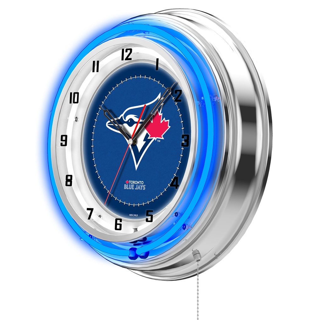 Toronto Blue Jays 19" Double Neon Wall Clock