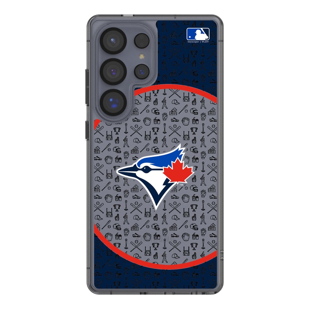 Toronto Blue Jays Circle Design Galaxy Clear Phone Case