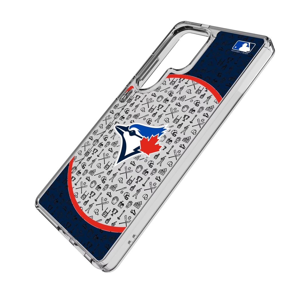 Toronto Blue Jays Circle Design Galaxy Clear Phone Case