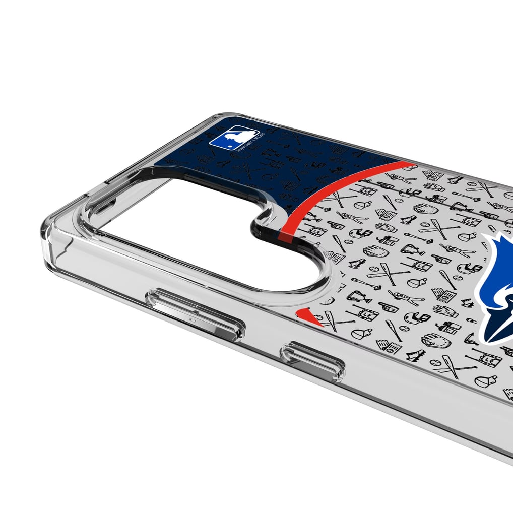 Toronto Blue Jays Circle Design Galaxy Clear Phone Case